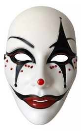 Máscara Adultos Joker Fiesta Disfraz Payaso Halloween Comodín